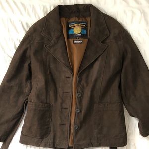 VINTAGE Women’s Wilson’s brown leather jacket